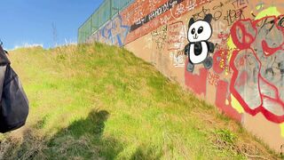 Mysterious Mags public masturbation