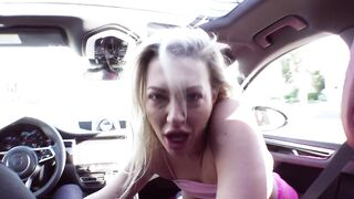 J.A OF -  Joanna's Wild Car Ride & Hot Threesome with Adira & Ramon
