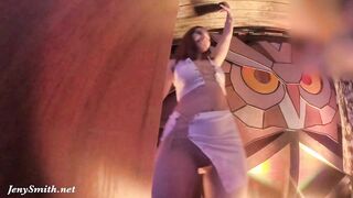 Jeny Smith Go Go Dancer on Stage