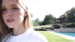 Caroline Zalog new outdoor try-on slips