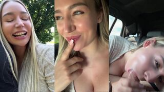 Ema Novak (AliceRedLips) Full Car Blowjob Onlyfans