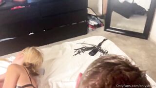 Strawberry Shan Sex Facial BDSM Themed Tied-Up Rough Fuck