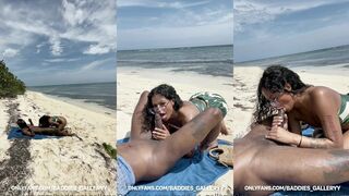 Anika Star - public beach fuck