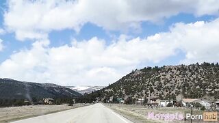 Morgpie Horny During Roadtrip, Creampie me in a National Forest