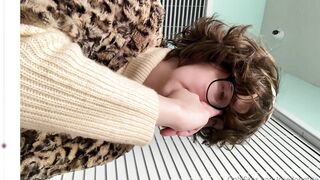 Coello Petite public vibrator masturbation