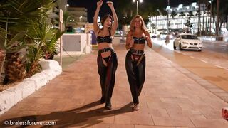 Bitchinbubba_Agatha and Ellie - Leather Chaps