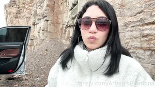 ArtemisCarmona beach cumwalk