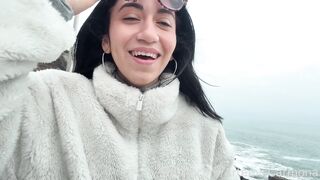 ArtemisCarmona beach cumwalk