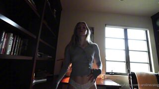 Caroline Zalog Slutty JOI Video