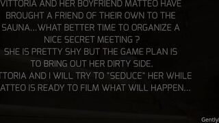 GentlyPerv NEW Sauna Threesome VIDEO