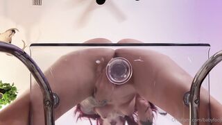 Babyfooji I put on clown makeup and f**ked a clear chair