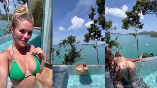 Scarlett Kisses Gets Pounded By The Pool Staff