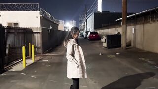 Nicole Niagara A night out flashing & playing with my pussy