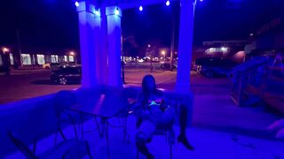 Nicole Niagara NYE Downtown Slut in public