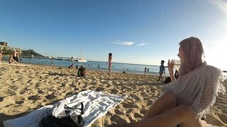 Becca & Hafu - Sexy Bikini Beach Videos (Video 1)