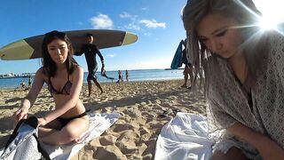 Becca & Hafu - Sexy Bikini Beach Videos (Video 2)