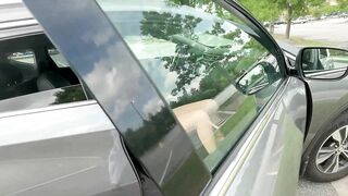 Nicole Niagara Masturbating for a New Friend in Walmart Parking Lot