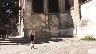 Leolulu public street BJ and masturbation