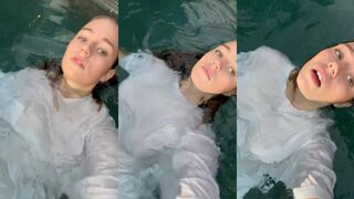 anna malygon wet shirt no panties