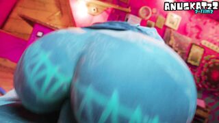 Anuskatzz - Maid Gets Anal Fucked In Kitchen