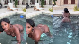 Ellie The Empress Twerk in Swimming Pool