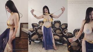 anriokita massive boobs playing