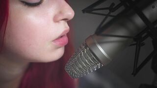 The Sounds of Girls ASMR Red Hair Girl Kissing Mics