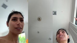 Mia Khalifa Getting Ready For The Day
