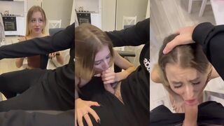 Wendybb Sucks Her Friend's Cock and Ends in Facial