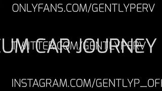 GentlyPerv CUM CAR JOURNEY -I surprise Sara Diamante by making her find a nice hard c