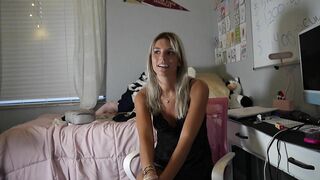 ambie bambii - College Slut Cheats on Her BF… Then Answers His Call Mid-Fuck
