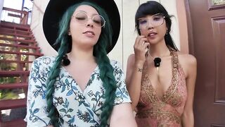 Daring Kiara & Boba bitch - Two Girls Kicked Out Naked After Undressing in Uber