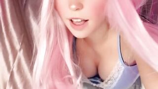 BELLE DELPHINE ONLYFANS PINK HAIR BUNNY (Video 3)