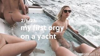 nakedbakers my first orgy on a yacht