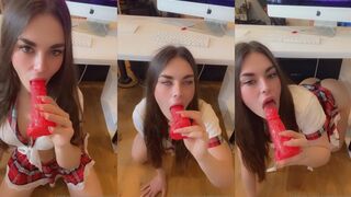 Lauren Alexis schoolgirl bj