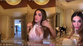 Lyna Perez all my nipples live scene