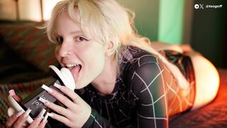 Sounds of Girls ASMR - Spider Girl Rides You, Tastes Your Sword, Licks Your Ear