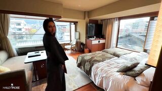 Hailey Rose Gets Creampied In Public Japanese Onsen Bath
