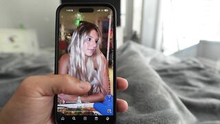 Ambie Bambii College Slut Catches her Step Bro Watching her Tik Toks...
