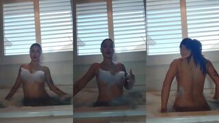 Arianny Celeste Naked Soapy Bath Onlyfans