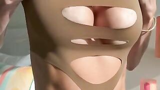 Hayley Maxfield Teasing Boobs