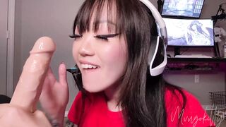 MvngoKitty - Gamer GF's Sloppy BJ