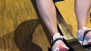 Hotyogawife - gym-tease-and-sauna-masturbation