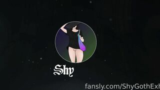 Shea aka ShyGothExhib - I Wash & Clean Out My Car With Just A Tiny Mini Skirt On