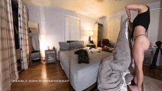 AMWednesday - Cleaning in Thong - Multi View