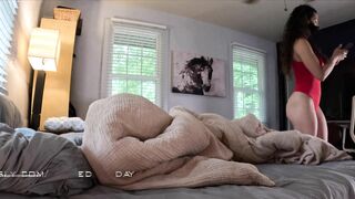 AMWednesday - Cleaning - Red Body Thong