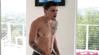 Violet Myers & Violet Starr threesome