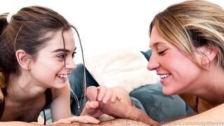 addison vodka OnlyFans DOUBLE BJ with Molly Little