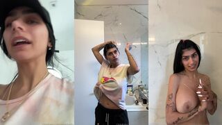 Mia Khalifa Naked and shower ppv