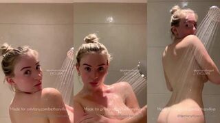 Beth Lily full nude shower video